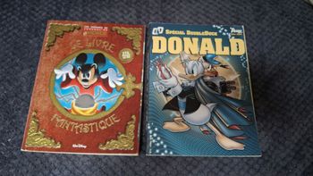 2 livres BD Donald Mickey 