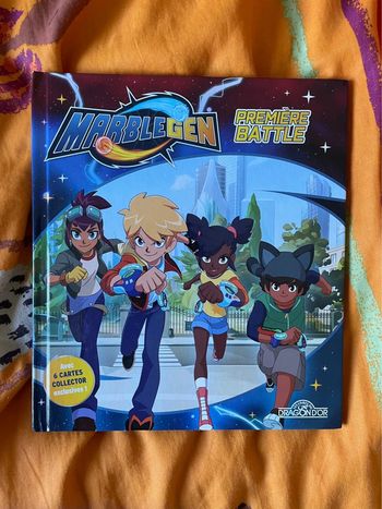 Livre MarbleGen Premier battle + 6 cartes collector