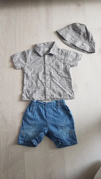Ensemble avec chapeau