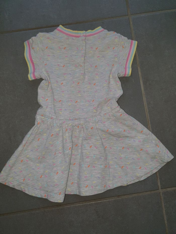 Robe/tunique fille manches courtes 9mois - photo numéro 2
