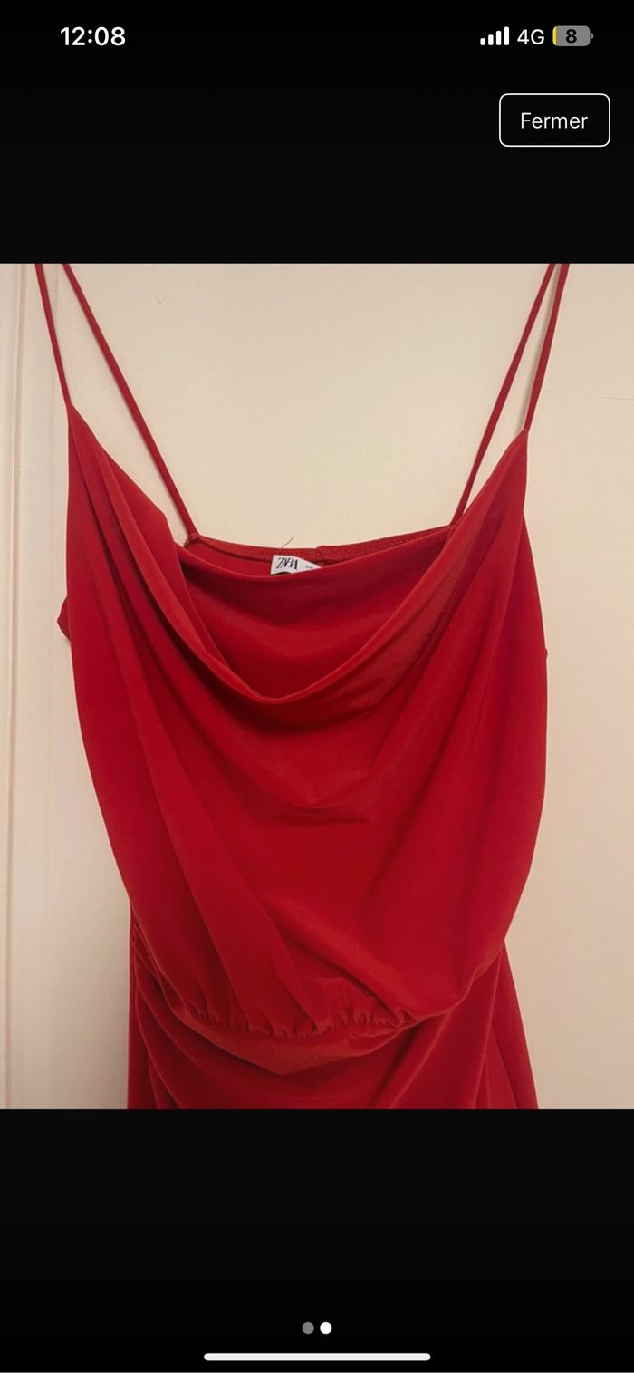 Robe longue rouge - photo numéro 2