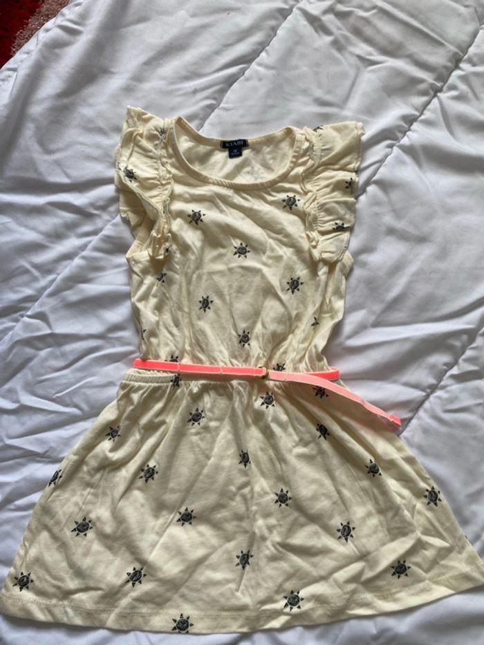 Robe motif soleil avec ceinture 3 ans - photo numéro 2