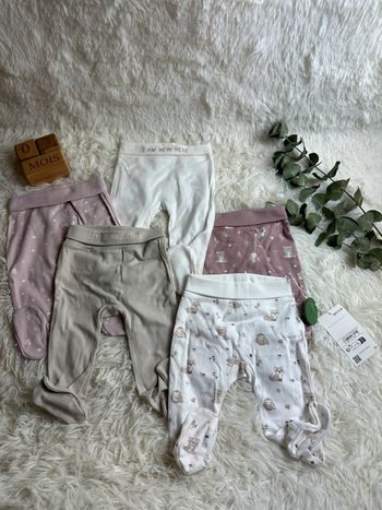 Lot de 5 pantalons C&A taille 3-6 mois