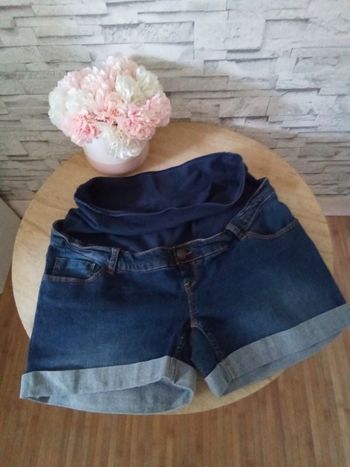 Short jean de grossesse Kiabi