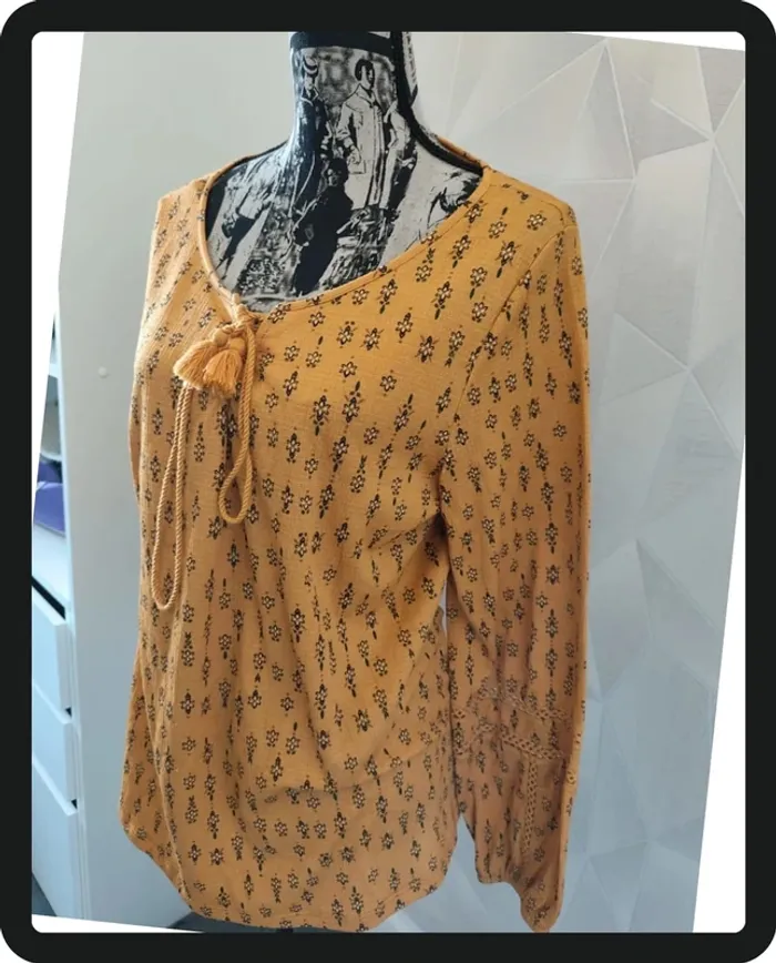 Blouse moutarde - photo numéro 2