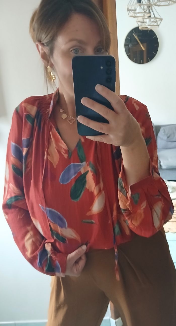 Chemisier imprimé taille 42 - photo numéro 5