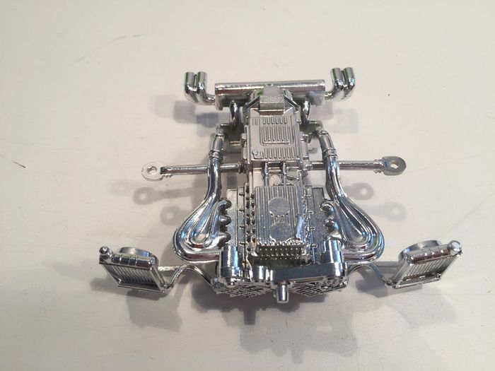 Moteur pièce détachée miniature Burago Ferrari 348 tb 1989 1/18 1/18e 1/18ème #A29 - photo numéro 2