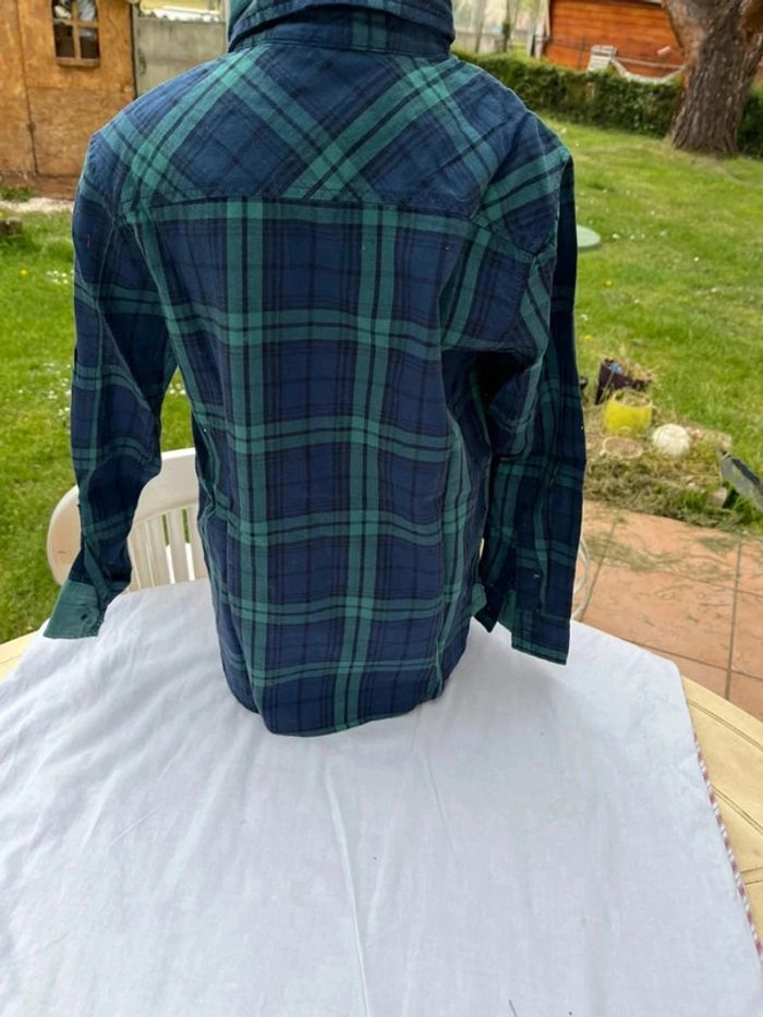 Chemise à carreaux Okaidi taille 8ans - photo numéro 2