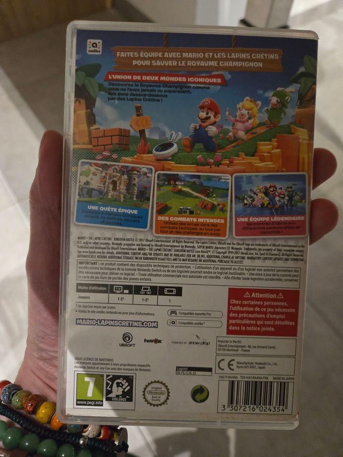 Jeu switch Mario + lapins crétins - photo numéro 2