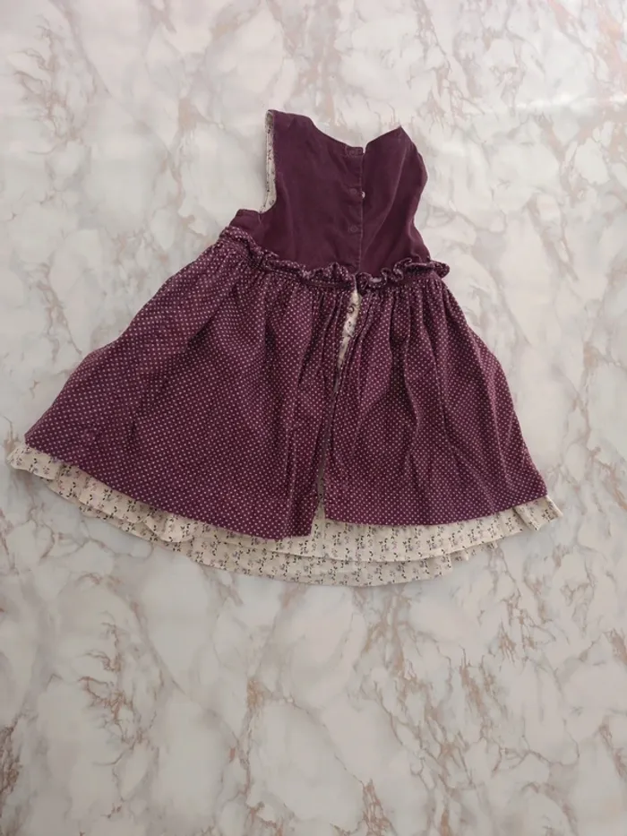 Robe longue 12 mois 74 cm dpam - photo numéro 4