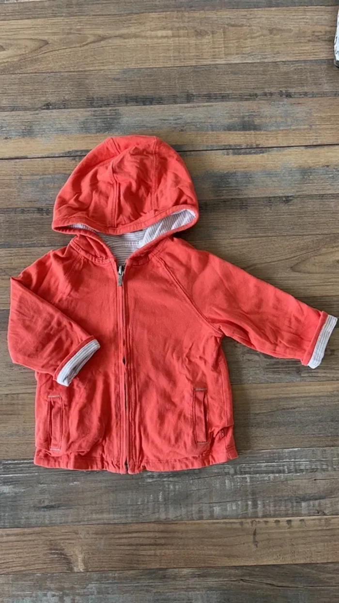 Veste réversible avec short et 2 tee shirt si - photo numéro 6