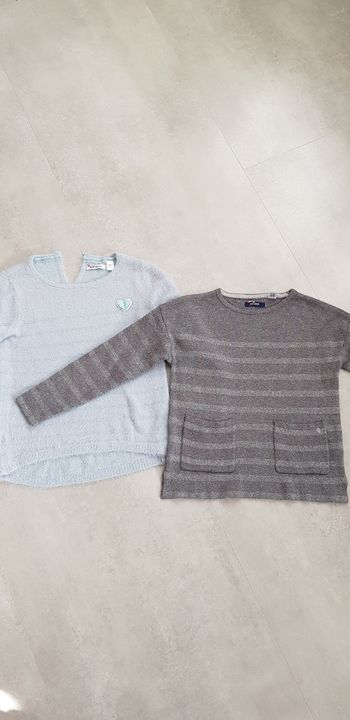 Lot 2 pulls okaidi 6 ans