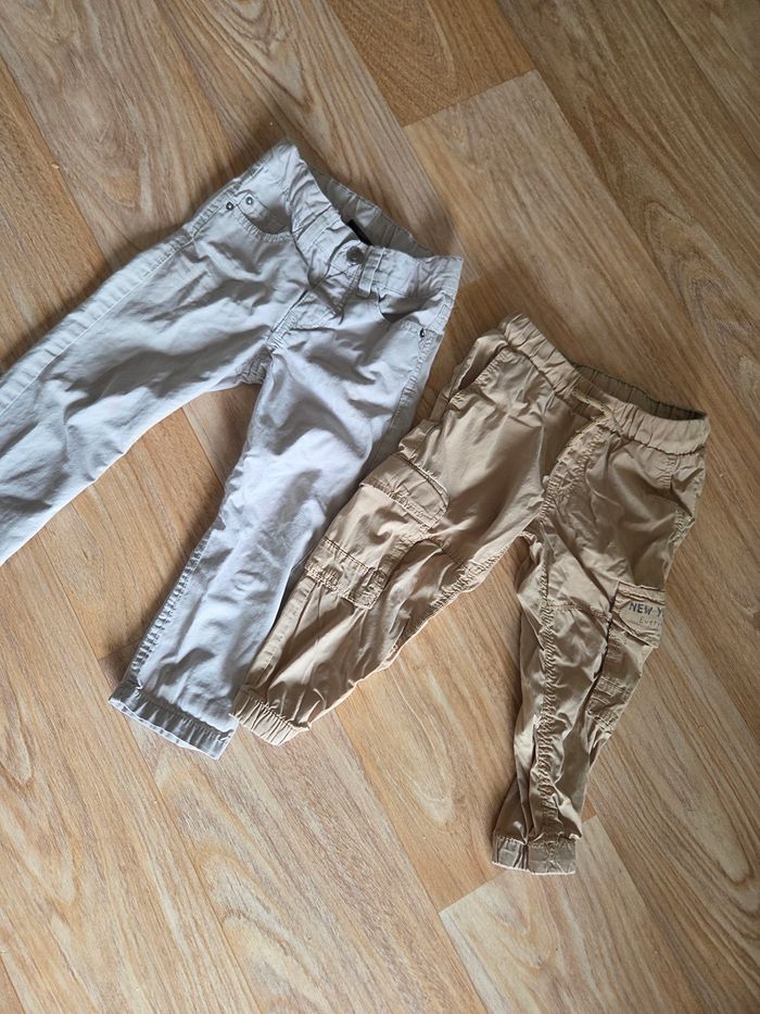 2 pantalons bébé garçon 2 ans h&m