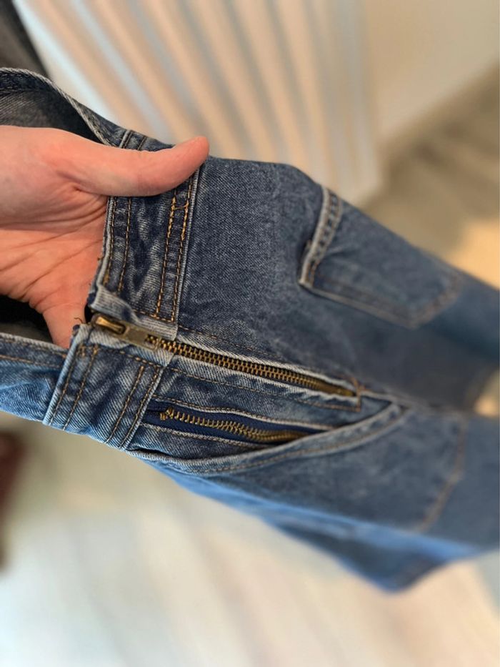 Robe en jeans style salopette - photo numéro 3