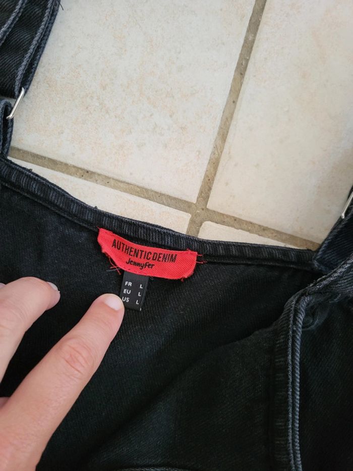 Robe jean noir - photo numéro 4