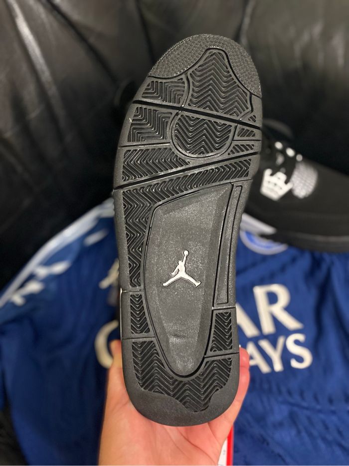 Air Jordan 4 Retro White Thunder - Noir & blanc - photo numéro 5