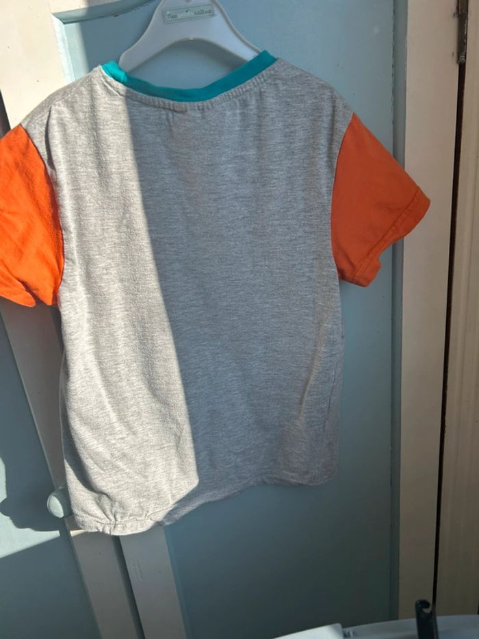 Tee shirt gris les pingouins , 6 ans - photo numéro 4