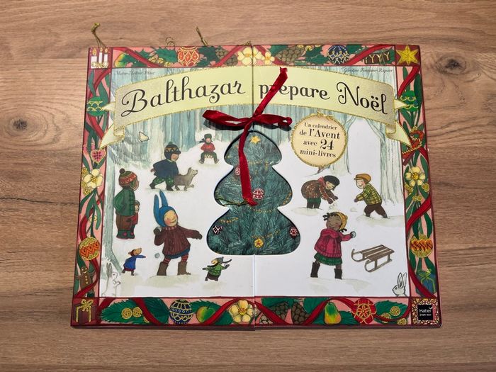 Livre Calendrier avent Balthazar prépare Noël
