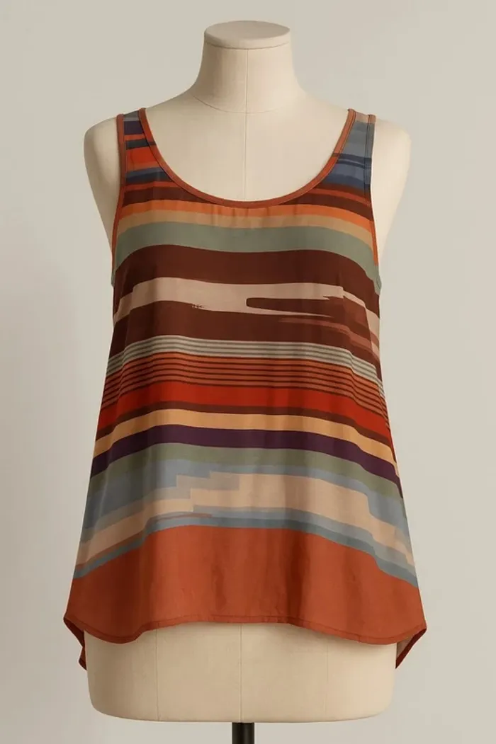 Débardeur multicolore Taille S - photo numéro 2
