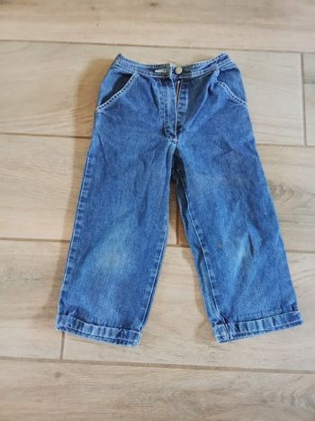 jeans pantacourt fille 8 ans DPAM
