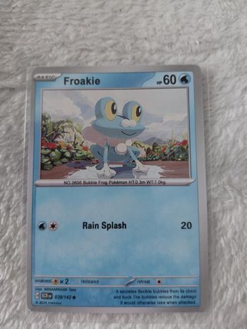 Carte Pokémon Froakie