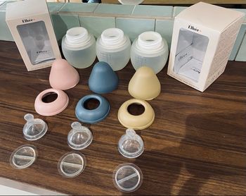 Lot 3 biberons elhee parfait état 100%silicone