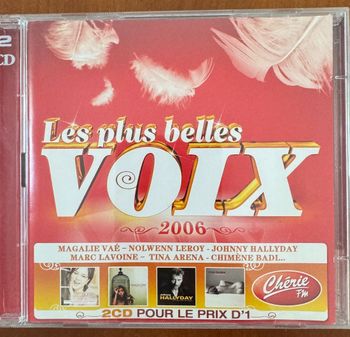 CD compilation, 2006 La plus belles voix (2CD)