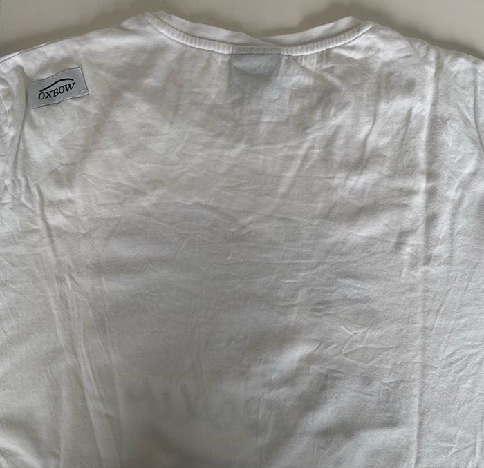 T-shirt blanc imprimé - Taille M - photo numéro 2