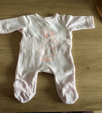 Pyjama velours 0 mois Disney