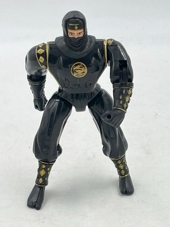Figurine Power Rangers Mighty Morphin black Ninja Ranger Bandai 1995
