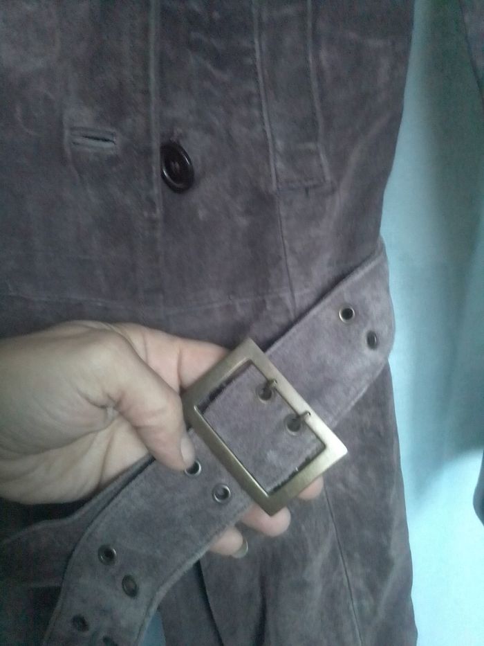 Veste trench en cuir Étam - photo numéro 5