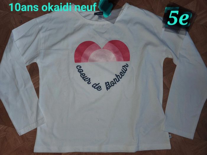 Maillot 10ans okaidi neuf