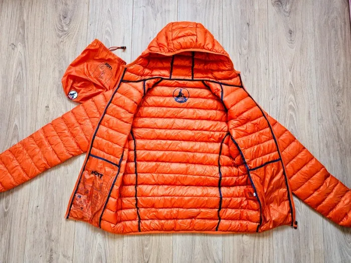 Doudoune Jott Nico rouge feu S homme avec capuche neuve - photo numéro 5
