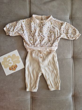 Ensemble beige 3 mois
