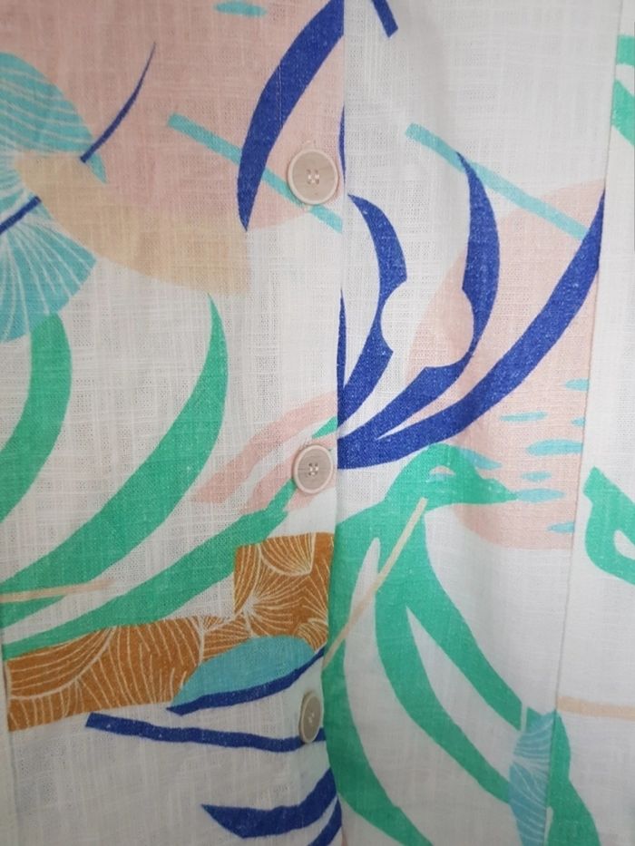 🌿 Surchemise imprimé feuillage – One Step – Taille 40 🌿 - photo numéro 2