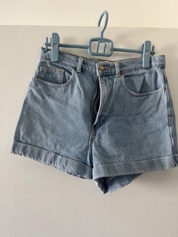 Short en jean taille haute