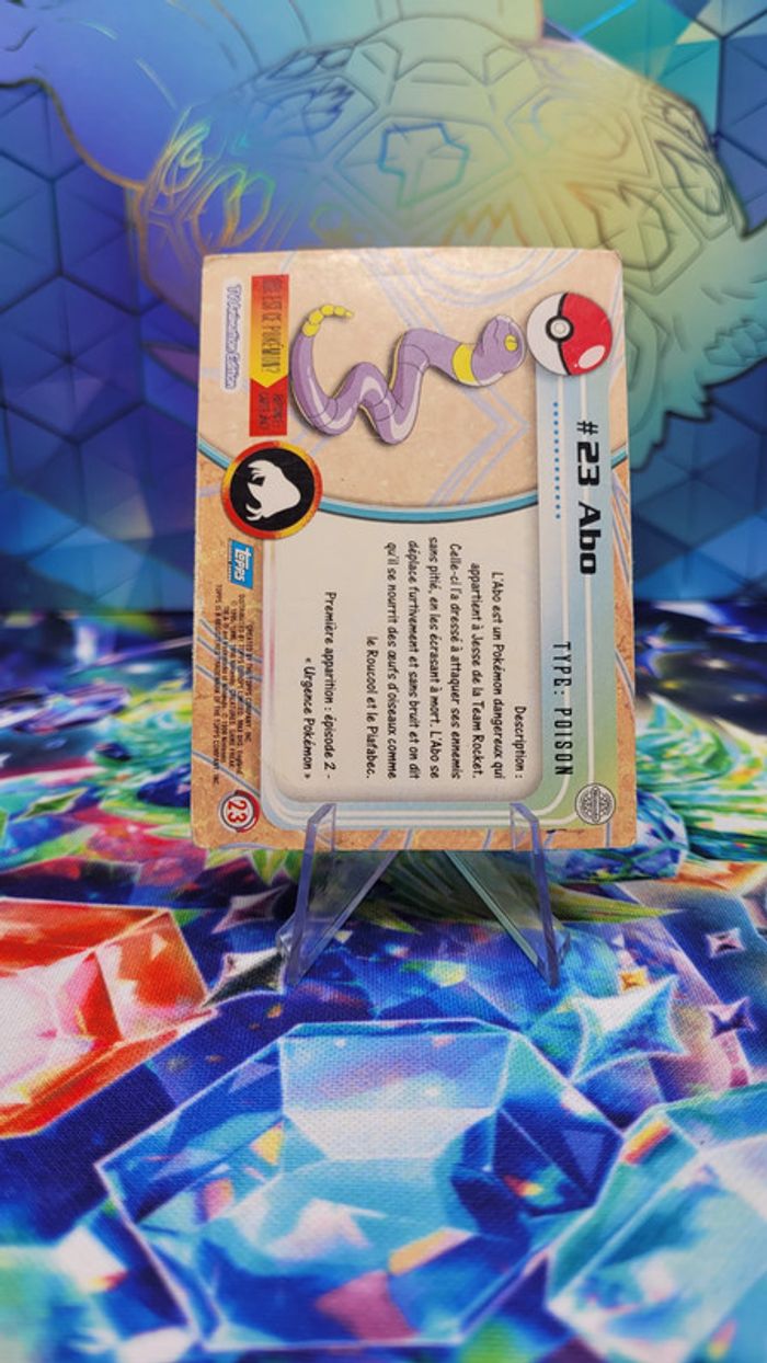 Carte Pokémon Topps n°23 Abo Series 1 FR - photo numéro 2