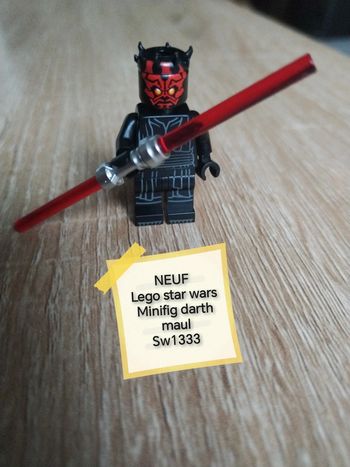 Lego star wars minifig darth maul sw1333 neuf