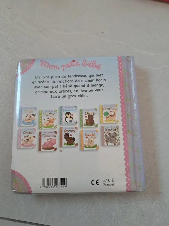 Livre bébé mon petit bébé Koala - photo numéro 2