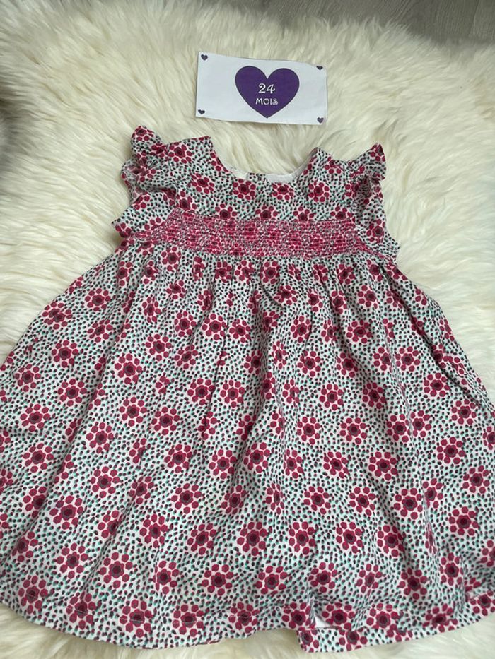 24 mois - Robe fleurie DPAM - photo numéro 2