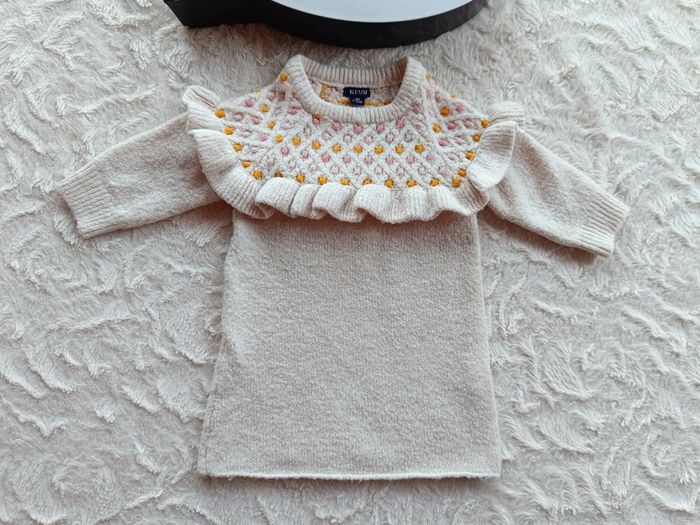 Robe pull manches longues Fille 3 mois Kiabi - photo numéro 2