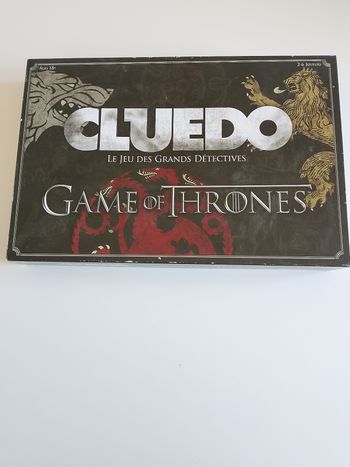 Cluedo game of thrones hasbro gaming complet 