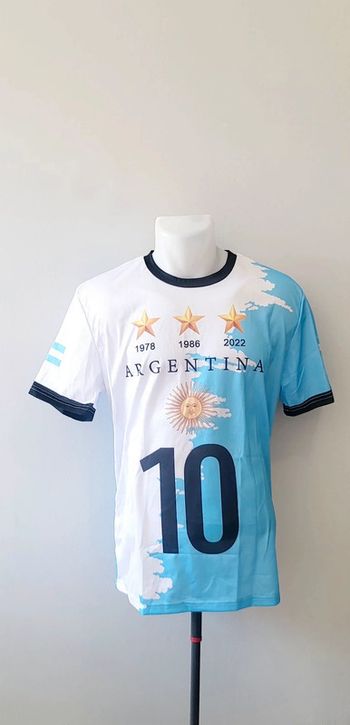 Maillot Argentine n°10- 3 étoiles champion du monde