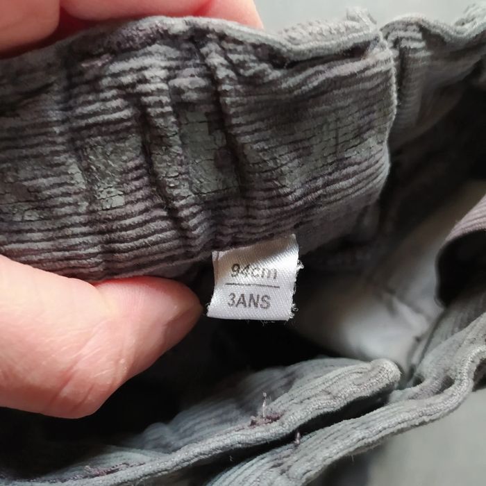 Pantalon en velours 3 ans Vertbaudet - photo numéro 3