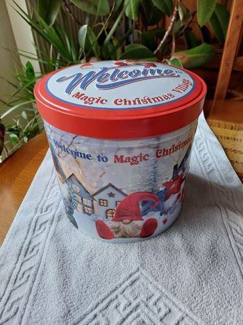 Boîte métallique Panettone Noël