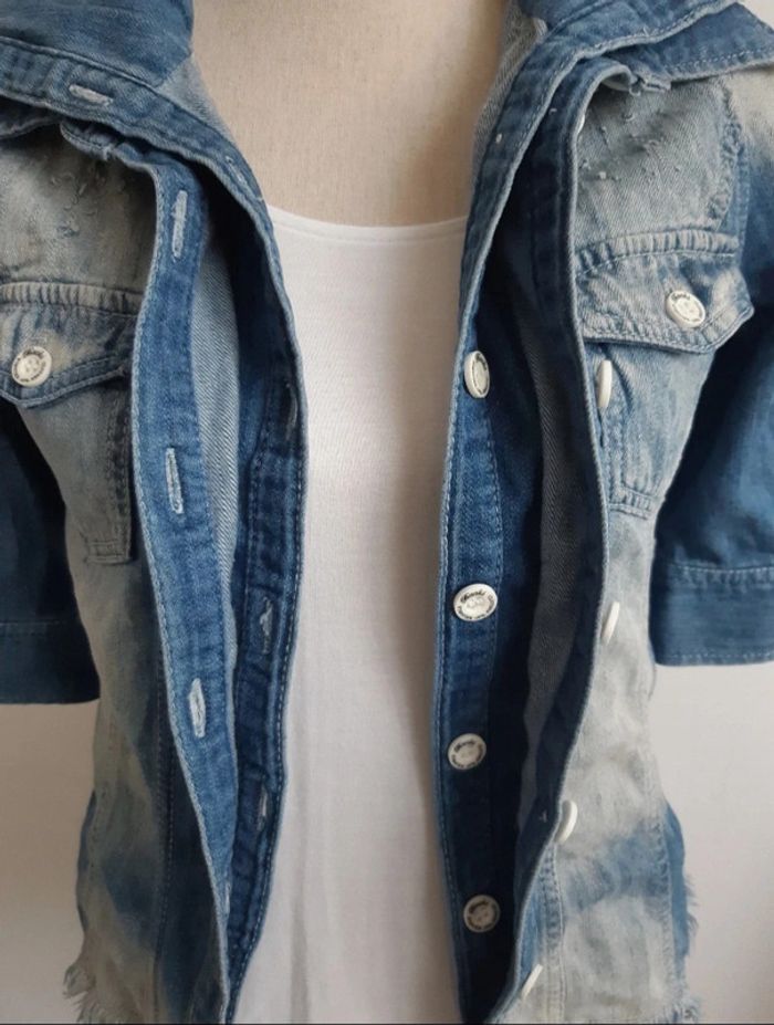 Veste en jean Backs T38 - photo numéro 6