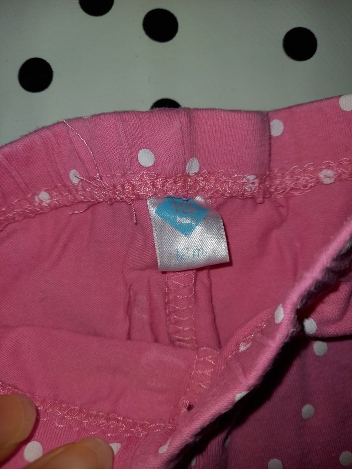 Lot de 4 leggings fille 12 mois - photo numéro 4