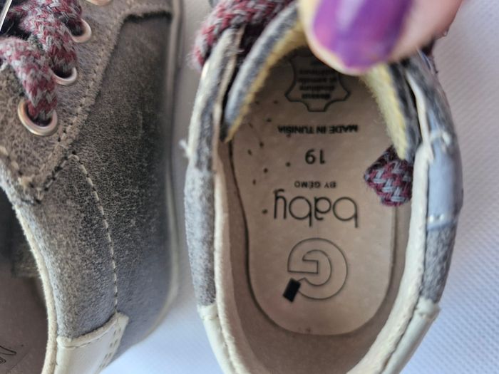 Chaussure 19 Baby by Gémo Gris beige - photo numéro 6