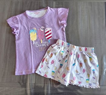 Pyjama pyjashort Glaces Athena 6 ans