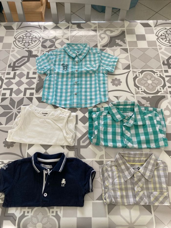 Lot chemises tee shirt 6mois